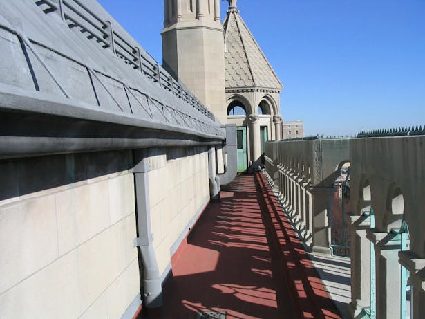Riverside Church roof