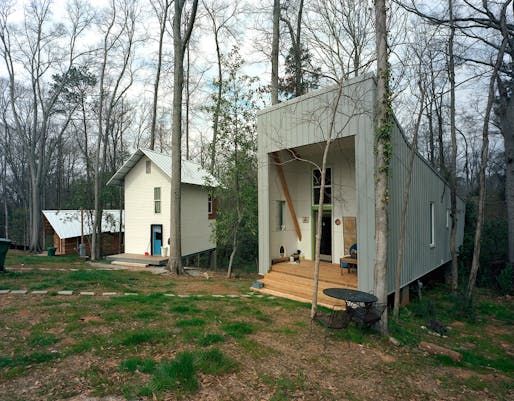 Houses from the 20K House project by Auburn University's Rural Studio, one of the pilot grantees of the newly launched Autodesk Foundation. Photo © Tim Hursley