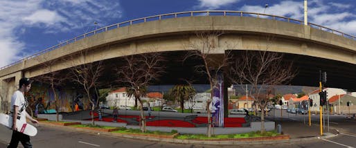 Competition and Professional Winning entry: "Cape Town Gardens Skate Park"