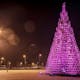 Hello Wood's Christmas tree installation at the Palace of Arts in Budapest. Photo: Daniel Domolky
