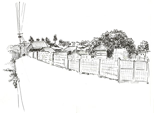 sketch (before construction)