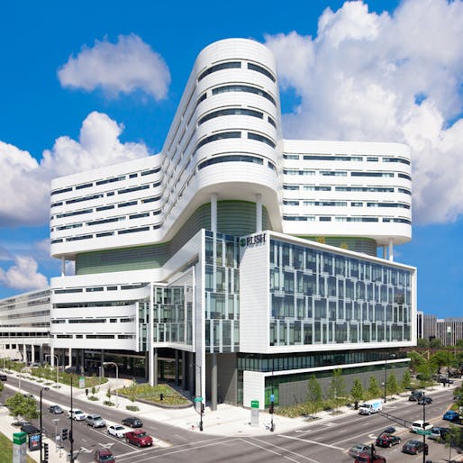 Rush University Medical Center Hospital by Perkins + Will Chicago, Photo by Robert R. Gigliotti