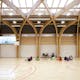 Gymnasium Regis Racine in Drancy, France by ATELIER D'ARCHITECTURE ALEXANDRE DREYSSÉ & Sébastien Muller (Photo: Guillaume Clement / Atelier Dreyssé)