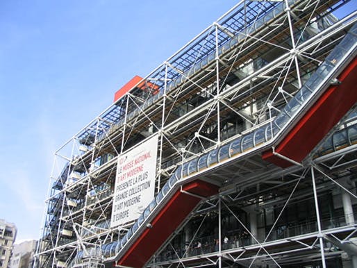 The Centre Georges Pompidou in Paris. (Image via wikipedia.org)