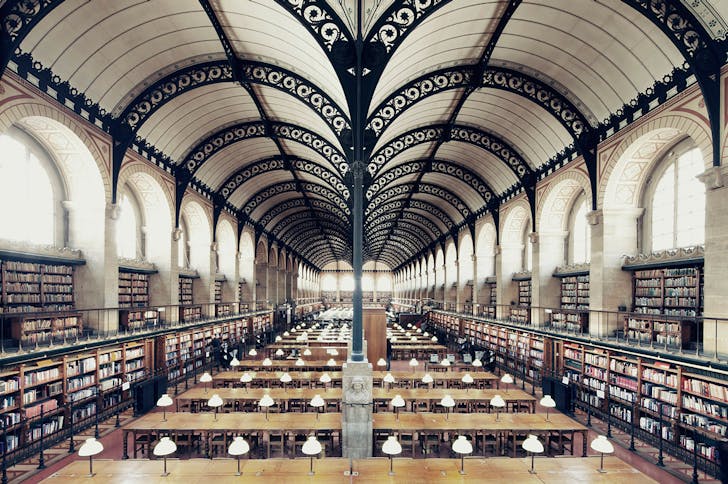 Bibliothèque Sainte-Geneviève, Paris © Franck Bohbot