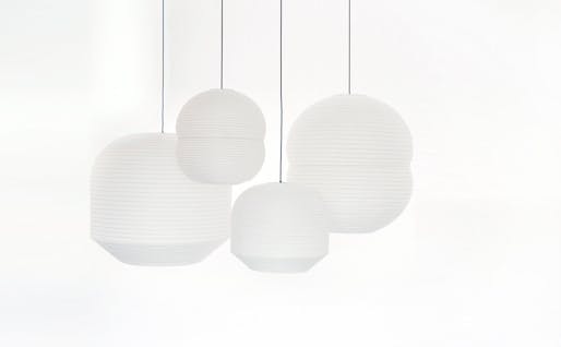 Barber & Osgerby's Hotaru Lanterns, one of the many items on display at the Stockholm Furniture and Light Fair