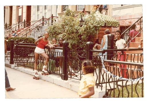 A scene from the block party, circa late 1970s. Image via nymag.com