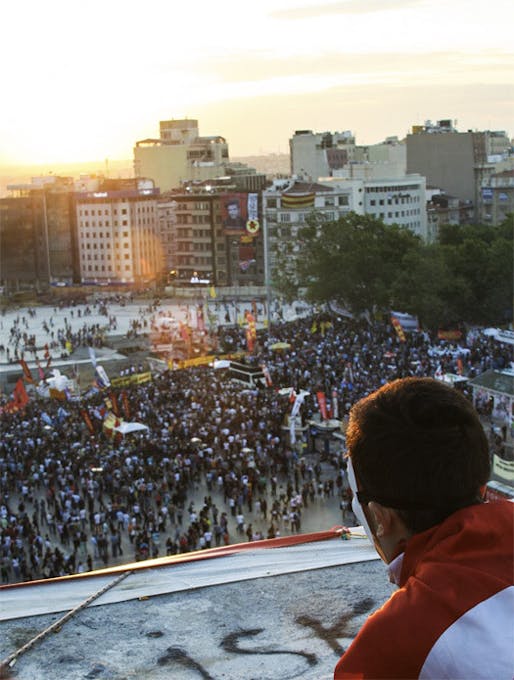 Taksim Square from above, June 6, 2013. [Photo by nsahusse]
