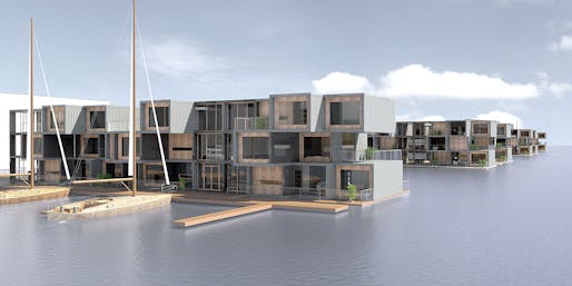 3RD PRIZE: TOD and Waterfront Housing by Olga Filipowska, Tomasz Twaróg of the Podhale State College of Applied Sciences in Nowy Targ | Poland