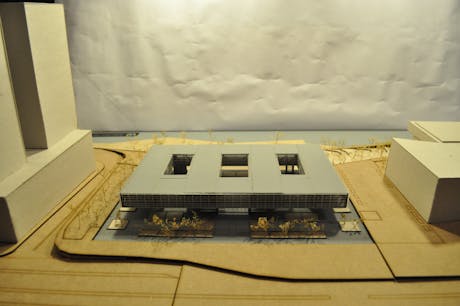 One more image of th UN Environmental Council model for the Archiprix.NL pre-selection.