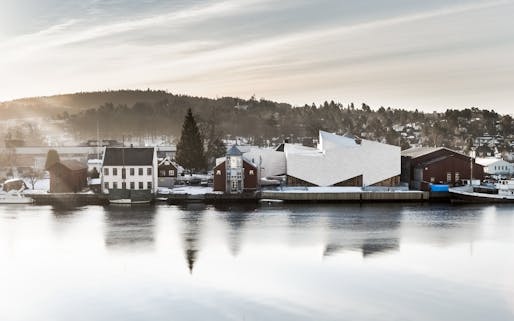 The Maritime Museum and Exploratorium by COBE and Transform in Porsgrunn, Norway. Credit: Rasmus Hjortshoj