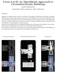 From A to B: An algorithmic approach to circulation inside buildings