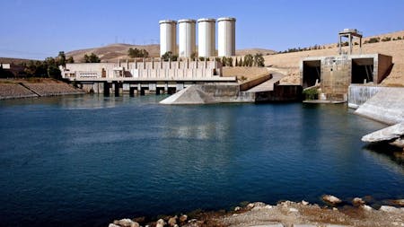 The Mosul Dam in Iraq has been at the center of the recent US intervention against the Islamic State. Credit: Khalid Mohammed / AP news