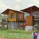Winning designs of Cambodian Sustainable Housing competition now built. Image courtesy of Building Trust International.