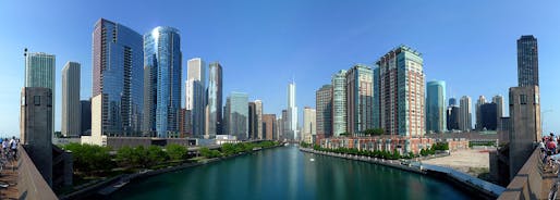 Chicago's apartment building boom has yet to experience "top-shelf architecture", says Tribune architecture critic Blair Kamin. (Image via Wikipedia)