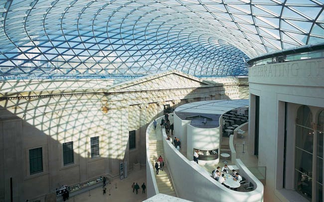 Interior view of the Grand Court Image credit: Foster + Partners
