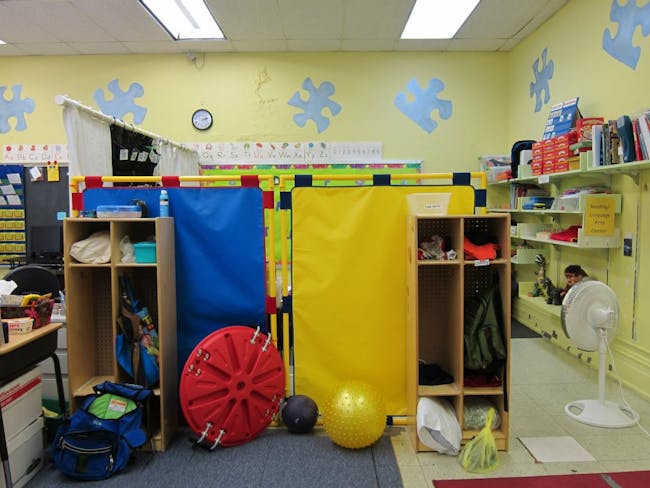 A learning space for one of the 'big kids'
