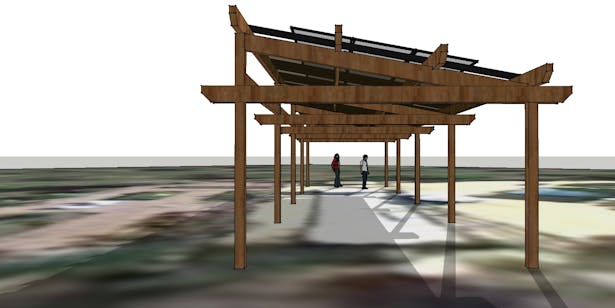Proposed Arbor From Baci Ball Court