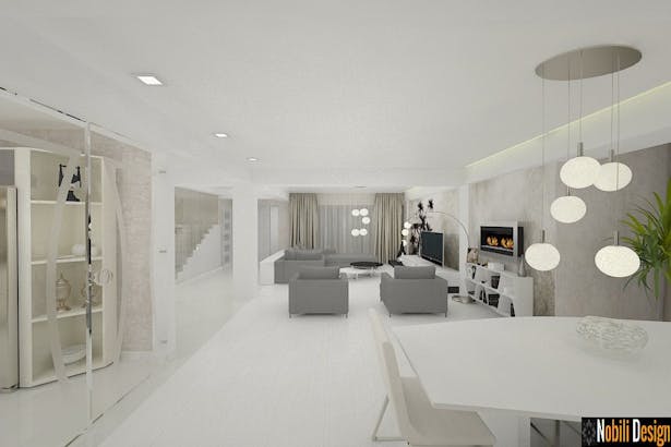Design interior case moderne - Amenajari interioare vile