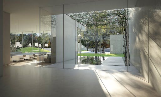 The Steven Holl-designed Nancy and Rich Kinder Building is part of the Museum of Fine Arts Houston's ambitious $450M campus expansion. The museum announced last month that it had already quietly raised almost $330M of the total amount in less than two years. (Image courtesy of Steven Holl Architects)