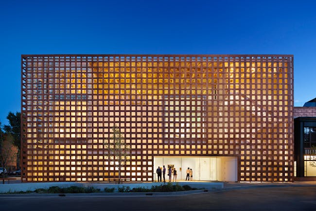 Aspen Art Museum, Aspen, CO, Shigeru Ban Architects. Photo credit: entrant of the 2014 Wood Design Awards.