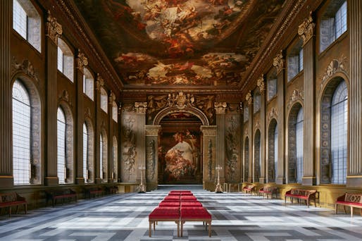 The Painted Hall (London, SE10) by Hugh Broughton Architects with Martin Ashley Architects. Photo © James Brittain.