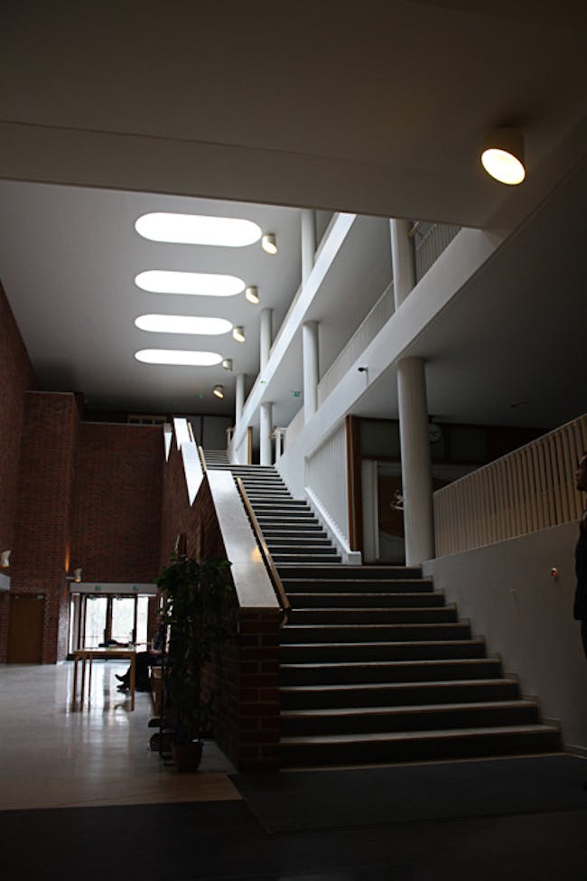 Interior hall at the Jyväskylä University