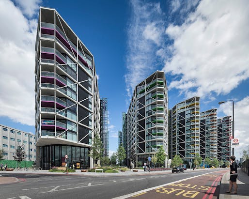Riverlight by Rogers Stirk Harbour + Partners with EPR Architects. Photo: Anthony Coleman.