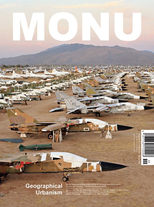 Cover of MONU #20 (Cover: Image “AMARC#3; Tucson, Arizona, USA, 2006” from Edward Burtynsky’s contribution “Seduction and Fear”. Photo ©Edward Burtynsky, courtesy Nicholas Metivier Gallery, Toronto/ Flowers, London.) 