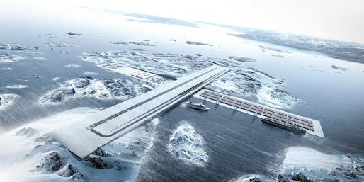 Connecting Greenland: AIR+PORT by BIG in collaboration with TENU, Julie Hardenberg and Inuk Silas Høgh (Image: BIG)