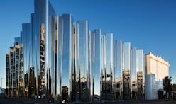 "Kinetic" steel museum in New Zealand pays tribute to illustrious sculptural artist Len Lye