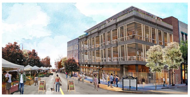 Development proposal for City Center in Florissant.