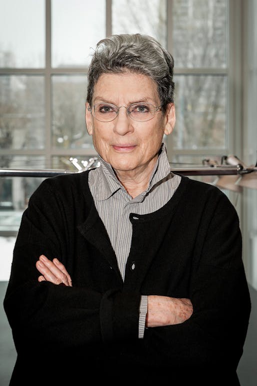 Phyllis Lambert, Founding Director Emeritus of the CCA and 2014 Laureate for the Golden Lion for Lifetime Achievement. (Photo: CNW Group/Canadian Centre for Architecture)