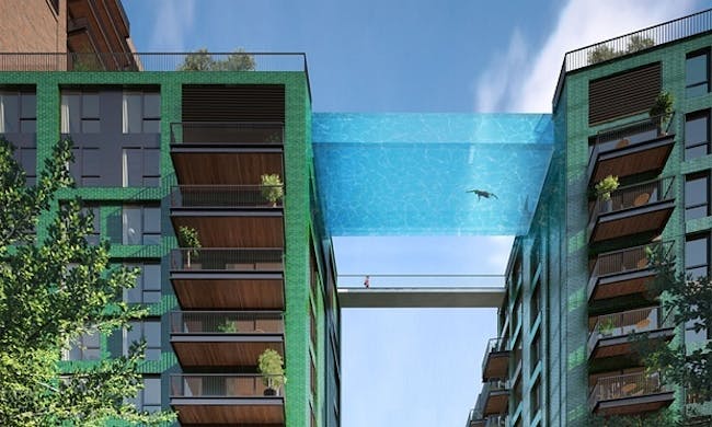 Proposed 'sky pool' at London's Nine Elms Development