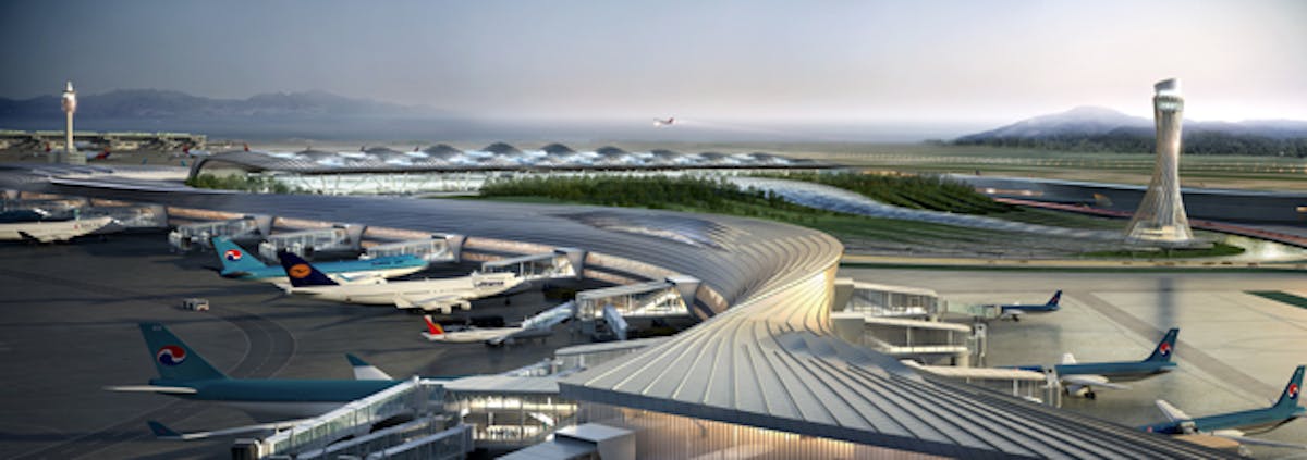 Incheon International Airport Passenger Terminal 2 Competiton | Haeahn ...
