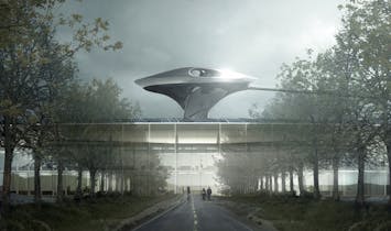 MAD designs a futuristic new campus for Faraday Future