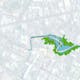 Canal Master Plan Sketch Zone 2 - flood condition. Image courtesy of estudioOCA.