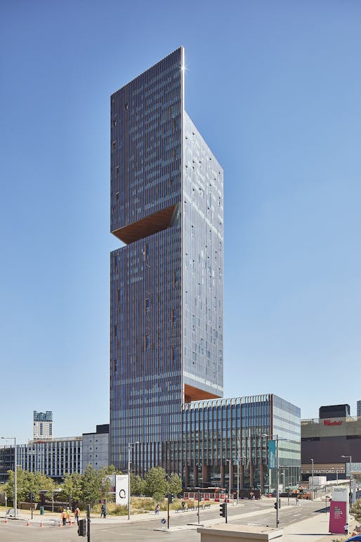 Best Tall Building, 100-199 meters: Manhattan Loft Gardens, London, UK. Architectural Design: Skidmore, Owings & Merrill LLP. Photo © Manhattan Loft Corporation.
