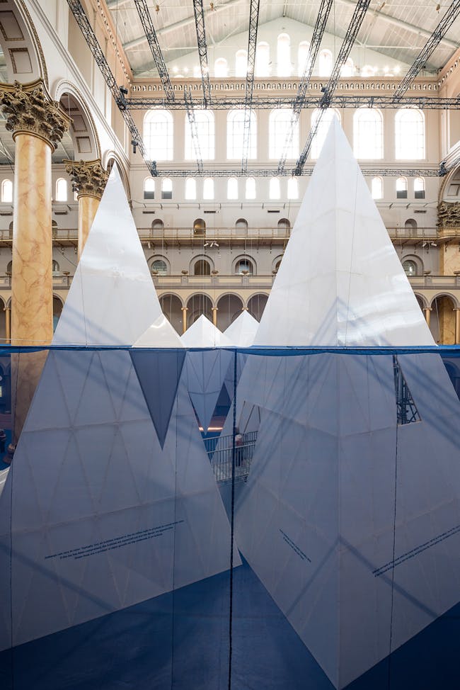 ICEBERGS at the National Building Museum, by James Corner Field Operations. Photo by Timothy Schenck. 
