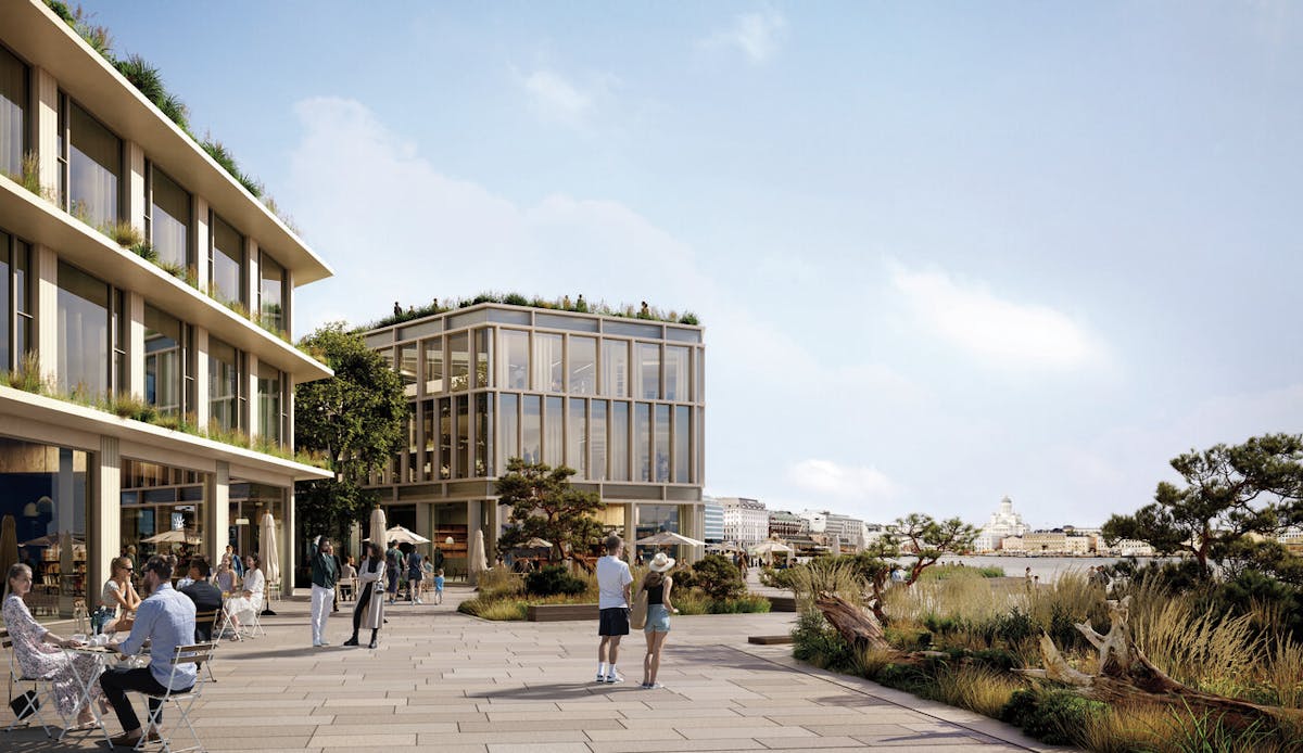Winning design proposal, The Saaret, aims to revitalize Helsinki's waterfront area of Makasiiniranta