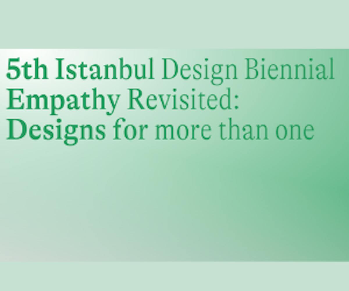 Istanbul Design Biennial 2020/2021