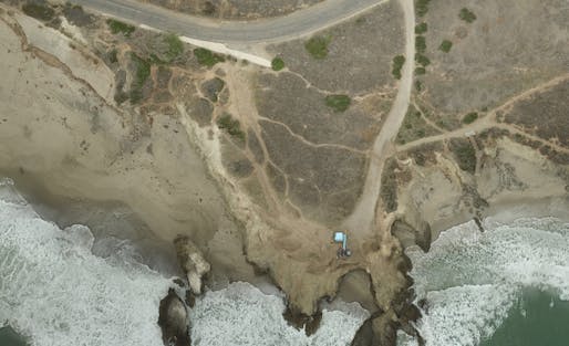 A DroneDeploy-stitched high-resolution aerial image of a Malibu coastline segment shot from a simple consumer-level drone. (Photo: Brennon Edwards/Dominic Bendijo; Image via dronedeploy.com)