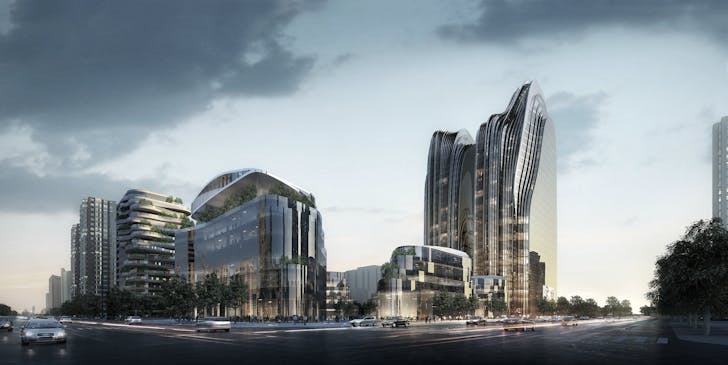 Chaoyang Park Plaza, courtesy of MAD Architects.