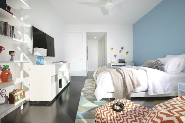 Kids Bedroom - Residential Interior Design Project in Fort Lauderdale, Florida by DKOR Interiors