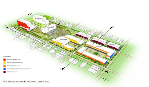  Renderings of the Perez plan for Holy Cross in the Lower Ninth Ward. (Courtesy Perez Architects, APC)