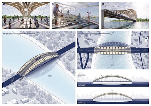 2nd Place Winner: The Grand Crossing by Cindy Ma & Luna Hu (University of Waterloo). Image courtesy CISC. 