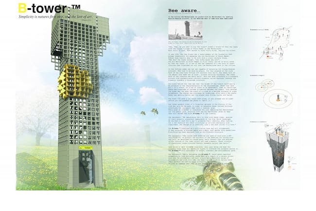 Small-scale Intervention, Second Place: B-Tower (TM), various sites, Netherlands