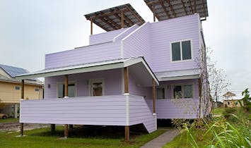 First Frank Gehry Home Completed by Brad Pitt’s Make It Right Foundation