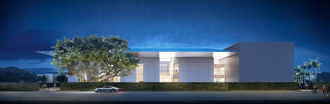 The New Norton South Dixie Highway Façade, designed by Foster + Partners. (Image courtesy of Foster + Partners)