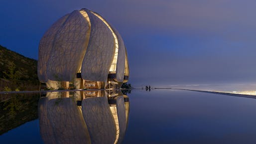 Stellar Design winner: Bahá’í Temple of South America; Santiago, Chile by Hariri Pontarini Architects​. Image Credit: Sebastián Wilson León